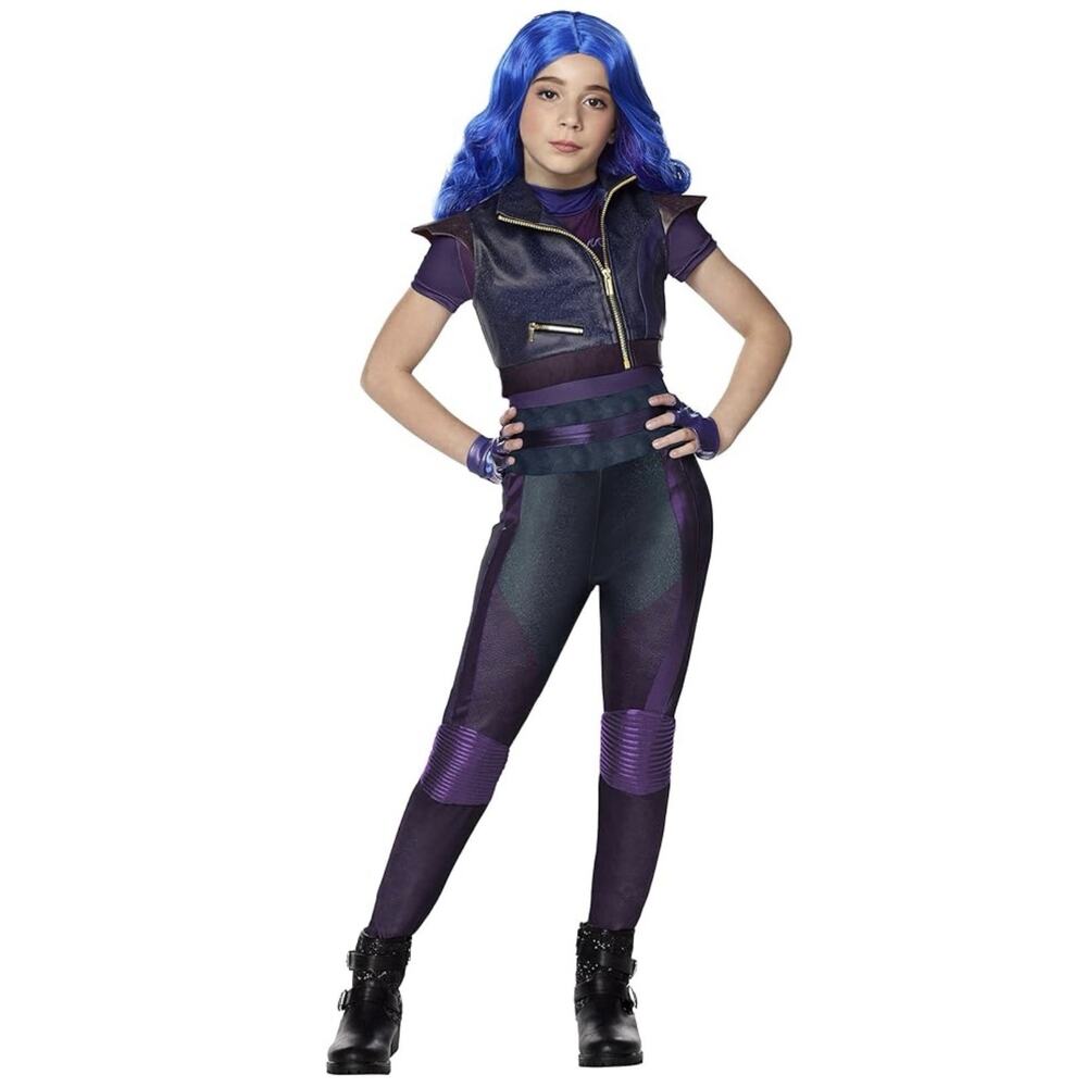 disney descendants Mal Halloween Cosplay Costume Size Medium - Picture 2 of 9